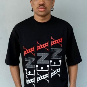 XENX Men Crop Top Black