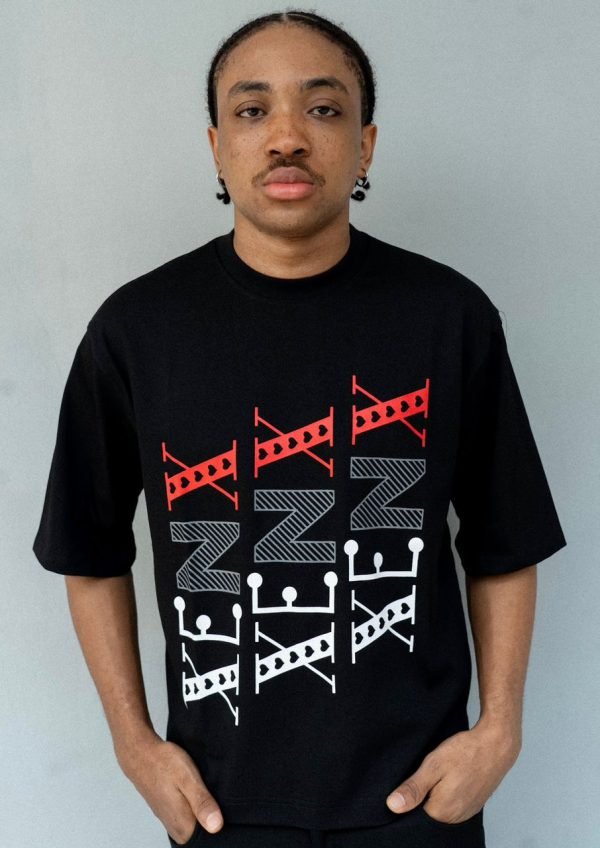 XENX Men Crop Top Black