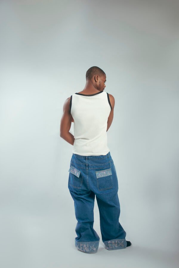 XENX Blue Denim Pant - Image 6